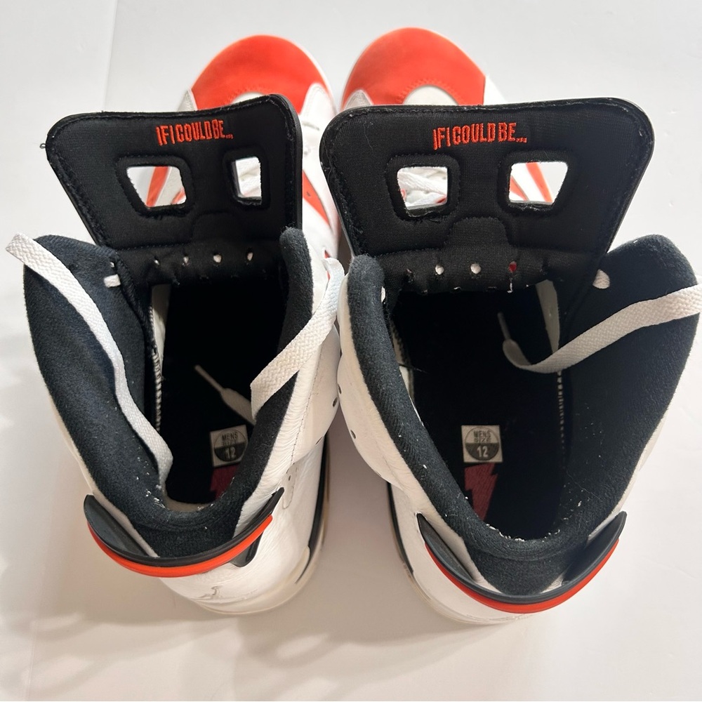 Air Jordan 6 Retro Gatorade Shoes Sneakers Like Mike Orange 384664-145 Sz 12 - Picture 10 of 13